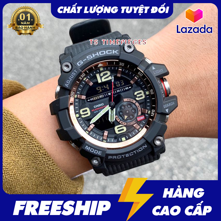 Đồng hồ nam G-Shock GG-1000 Rose Gold - Chống nước 200M,Tặng kèm pin dự phòng, Bảo hành 12 tháng
