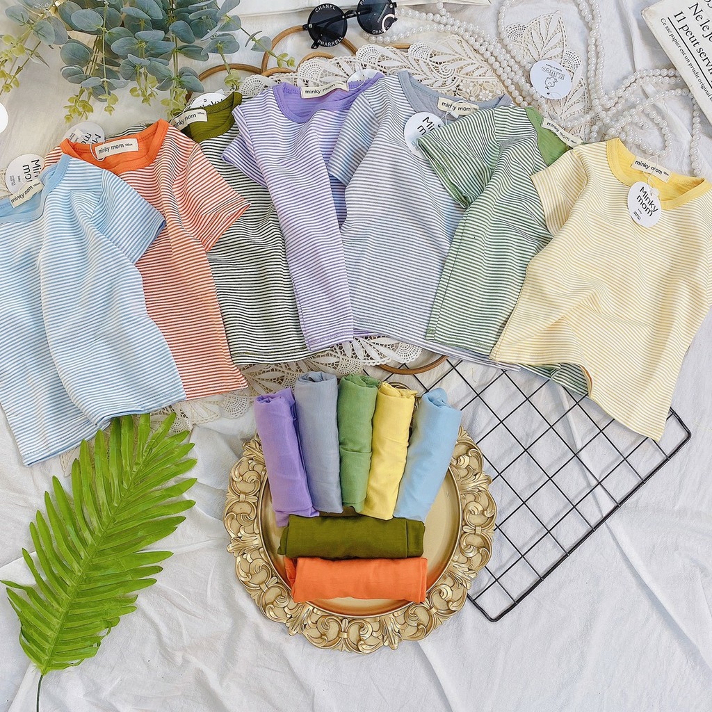 SALE BỘ CỘC THUN LẠNH MINKY MOM SỌC CAO CẤP CHO BÉ SIZE 7-30KG (CTLS))