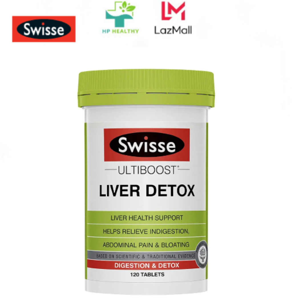 Viên Uống Hỗ Trợ Thải Độc Gan Swisse Liver Detox Úc, 60 viên