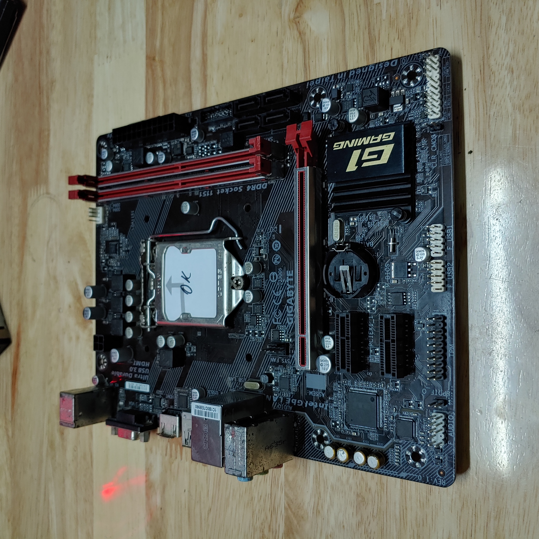 Main gigabyte h110m-gaming 3 zin sáng mới 98% kô fe