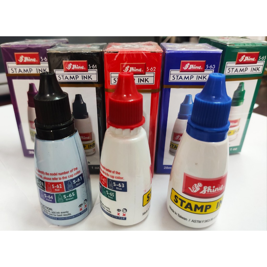 Mực đóng dấu shiny s61 - s62 - s63 - s64 - s65