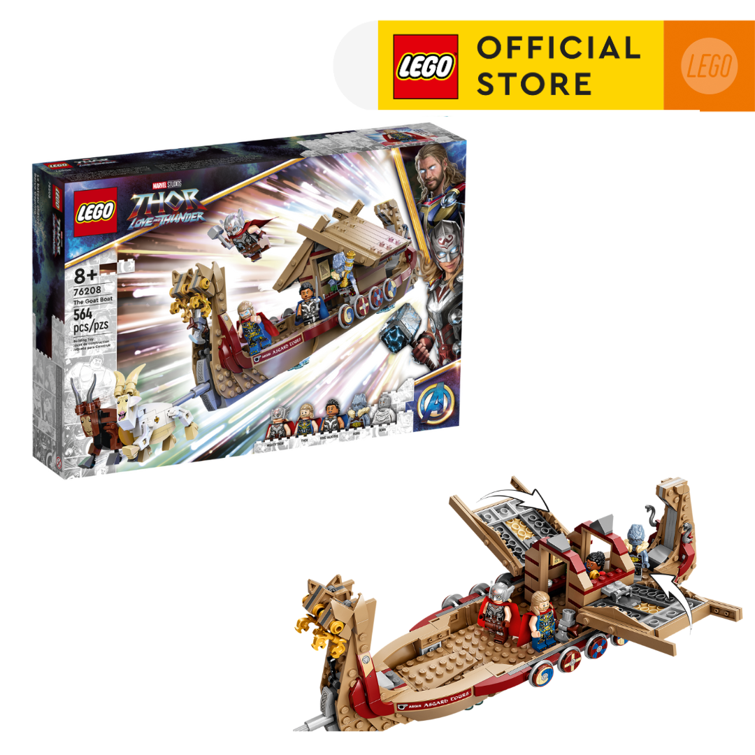Lego super heroes 76208 đồ chơi lắp ráp thuyền sơn dương của thor