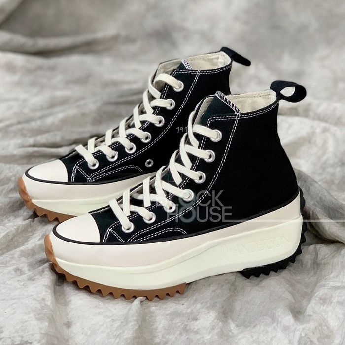 Giày Nam nữ Con.verse 1970s Run Star Hike cao cổ đen