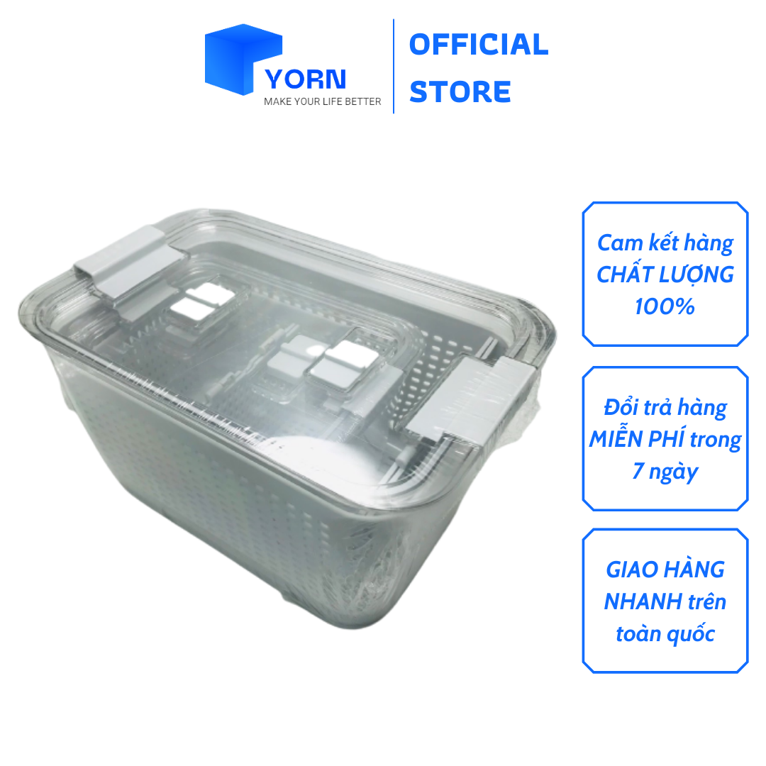 Hộp đựng thực phẩm cao cấp chất liệu nhựa polycacbon an toàn siêu bền có ngăn chia dung tích 1700-4500ml