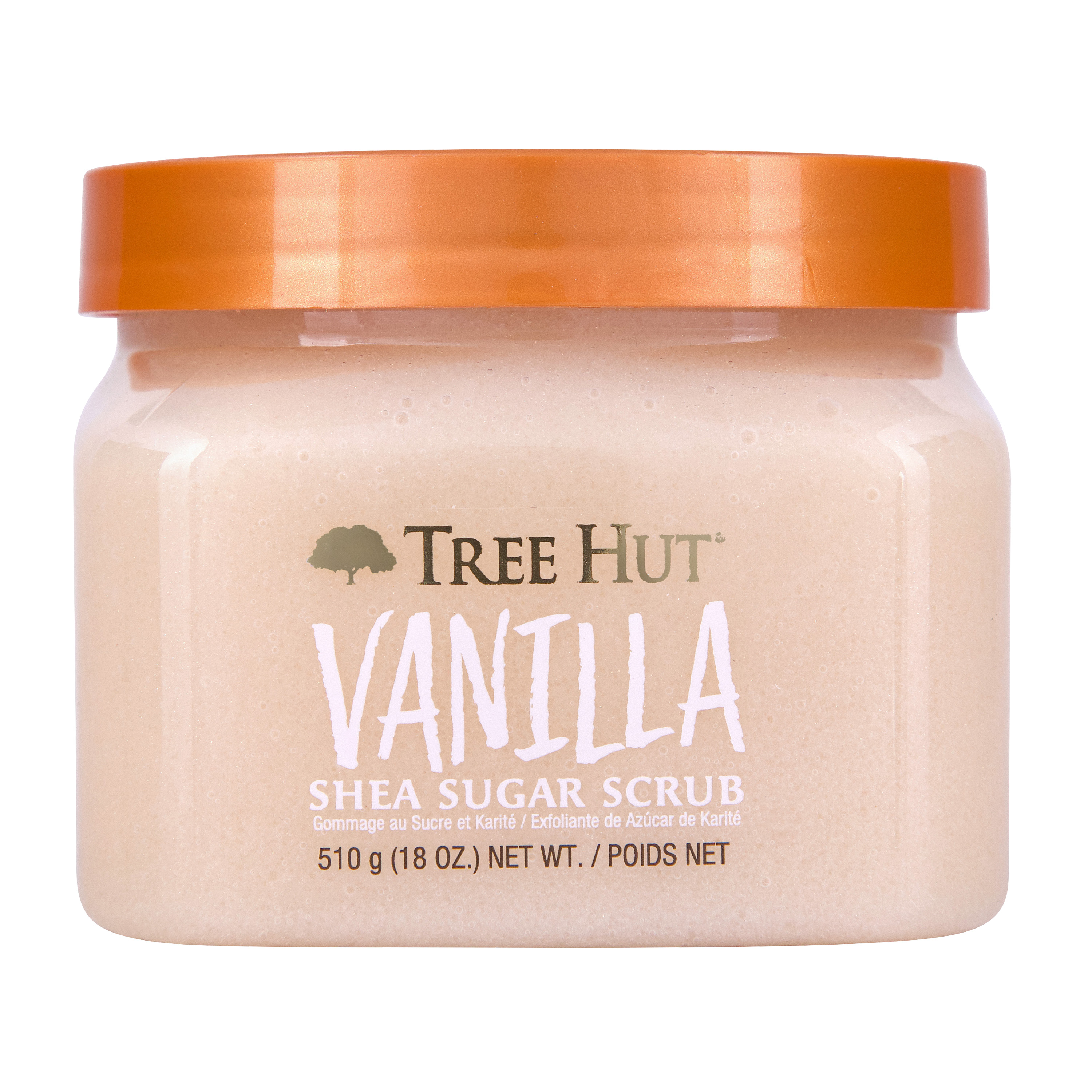 Tẩy tế bào chết cơ thể tree hut vanilla shea sugar scrub 510g
