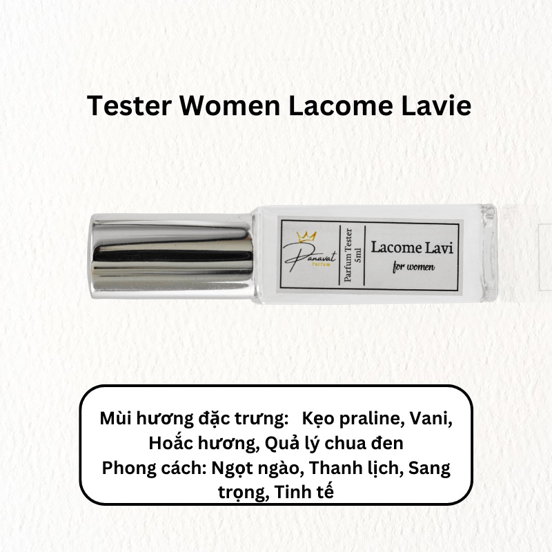 Tester 5ml tinh dầu thơm lacom lavi dạng xịt nước hoa thơm lâu ngọt ngào quyến rũ
