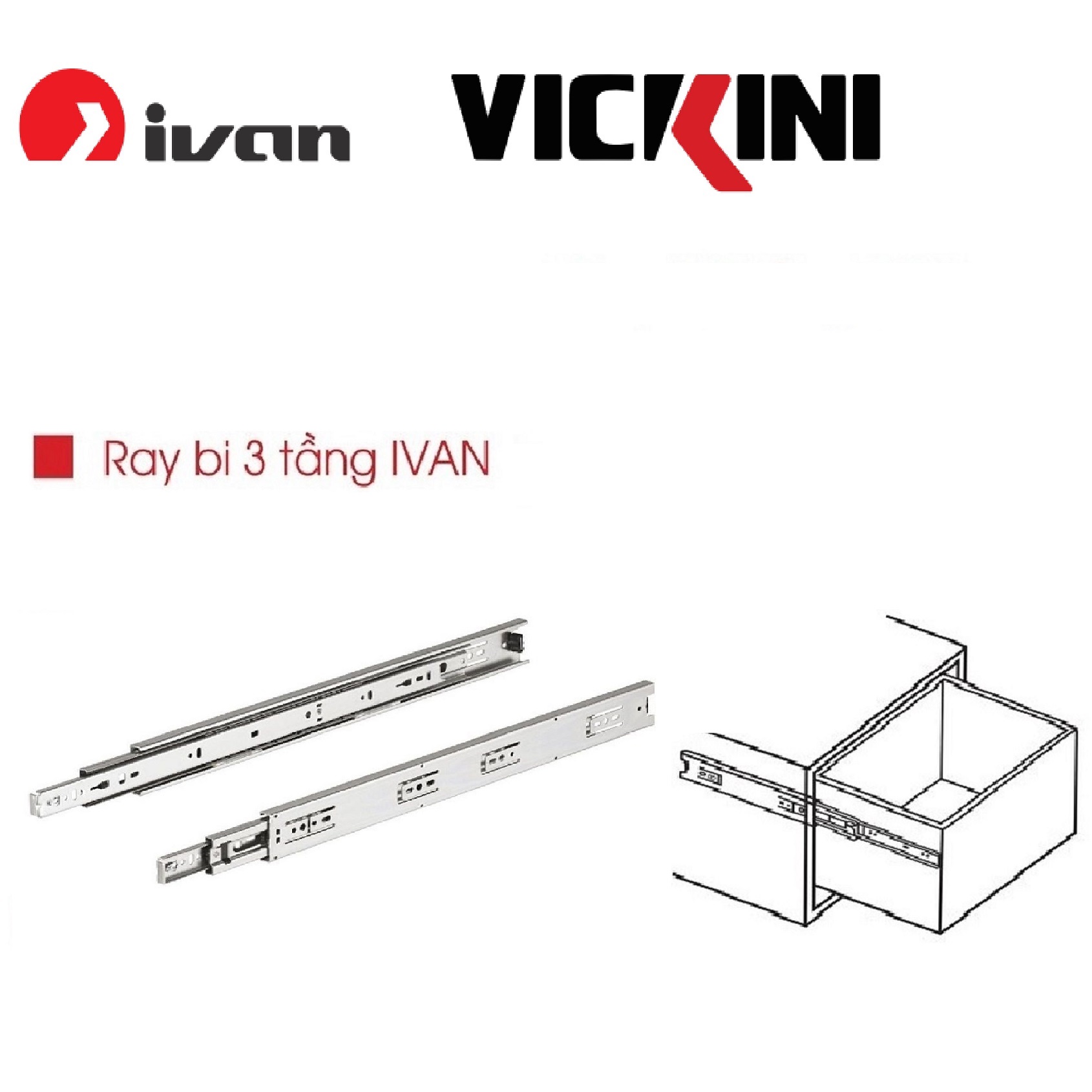 Ray bi 3 tầng ivan-vickini
