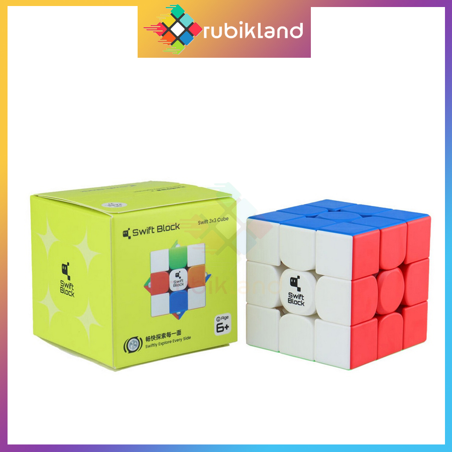 Rubik Gan Swift Block 355S 3x3 Rubic Gan Budget Cube Có Nam Châm Khoan Lỗ