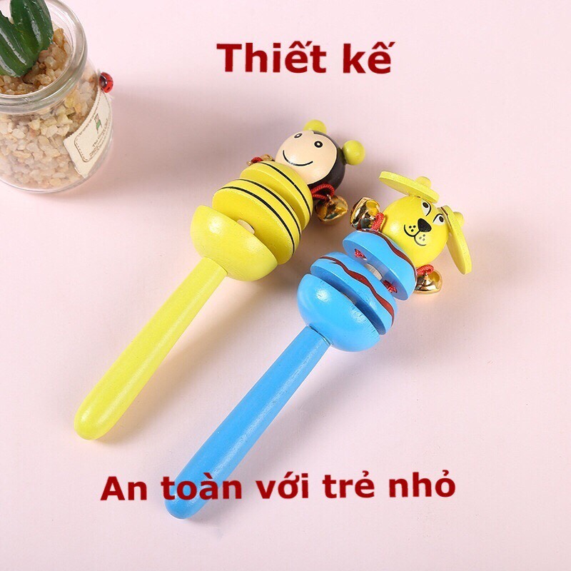 Đồ chơi trẻ em âm nhạc xúc xắc động vật ngộ nghĩnh giúp phát triển cảm quan và trí não cho bé từ 0 tuổi trở lên, 3