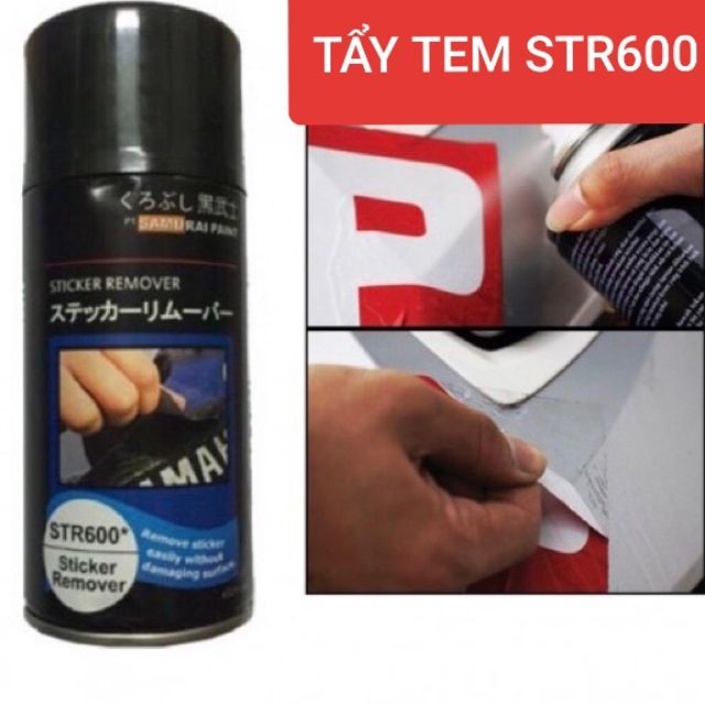 Chai tẩy tem str600 samurai cao cấp