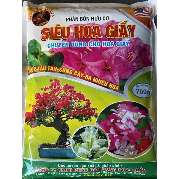 Phân bón chuyên dùng cho Hoa Giấy Phân bón hữu cơ Siêu Hoa Giấy