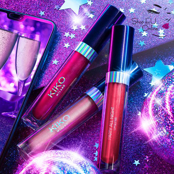 Son lì Kiko dạng lỏng - party all night lip gloss 04