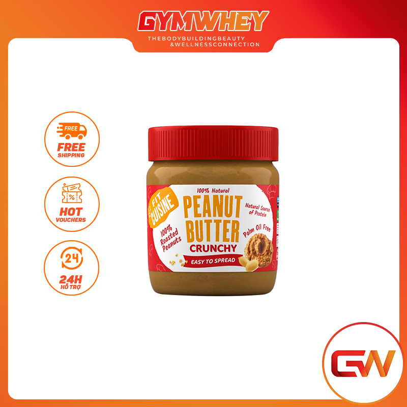 Bơ Đậu Phộng Hỗ Trợ Giảm Cân APPLIED NUTRITION FIT CUISINE PEANUT BUTTER SMOOTH - UK