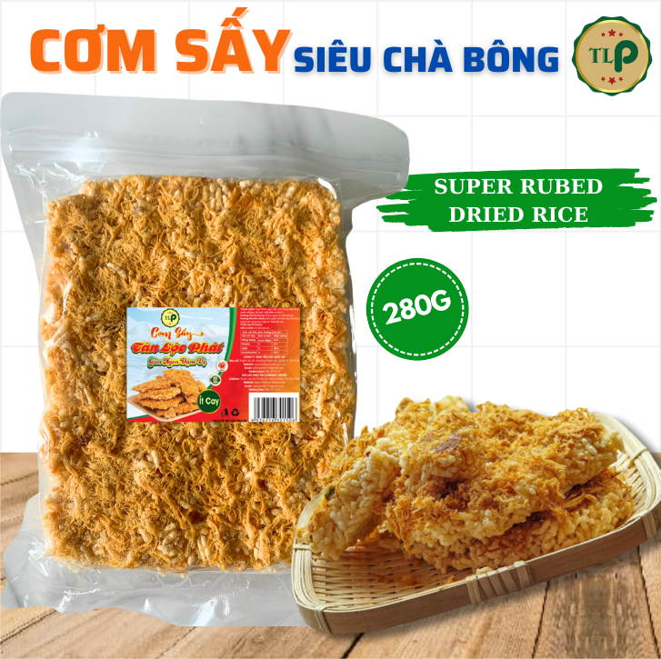 CƠM SẤY SIÊU CHÀ BÔNG TÂN LỘC PHÁT BỊCH 280G