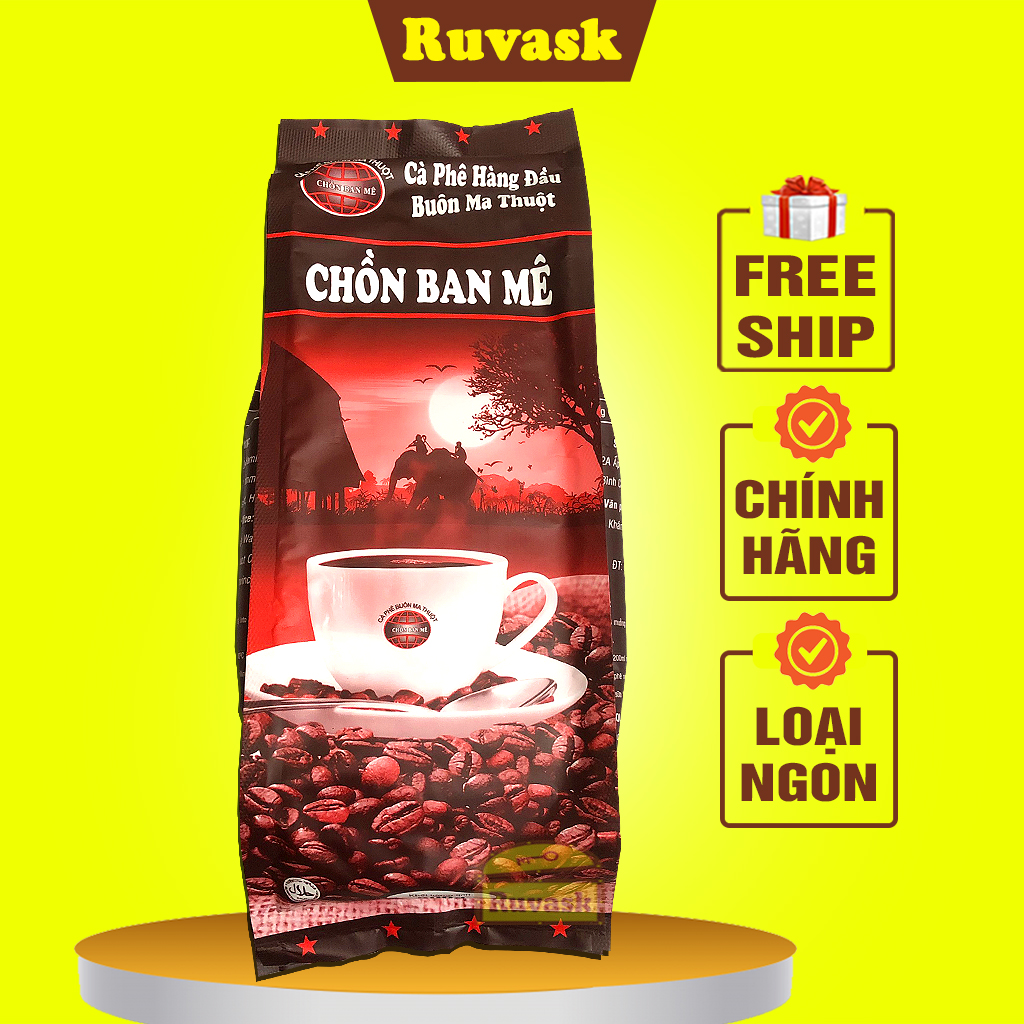 Cafe chồn ban mê pha phin 500g - cà phê chồn ngon - coffee - ruvask