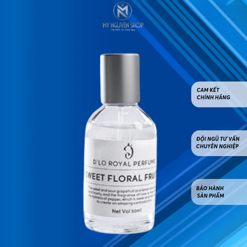 Tinh dầu nước hoa nữ D'lo 33 SWEET FLORAL FRUITY - Hương thơm đầy mê hoặc của những cô nàng sexy quyến rũ | DLO 33