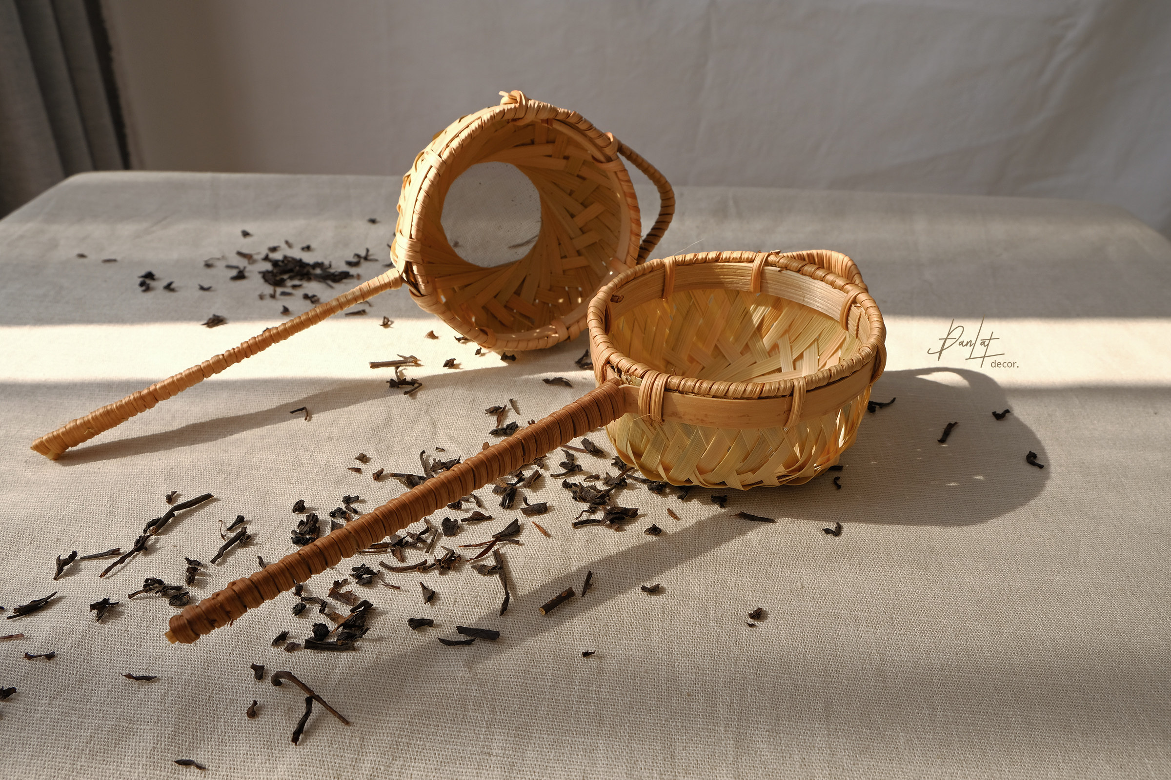 Dụng cụ lọc trà bằng tre phong cách Nhật Bản - Tea Strainer