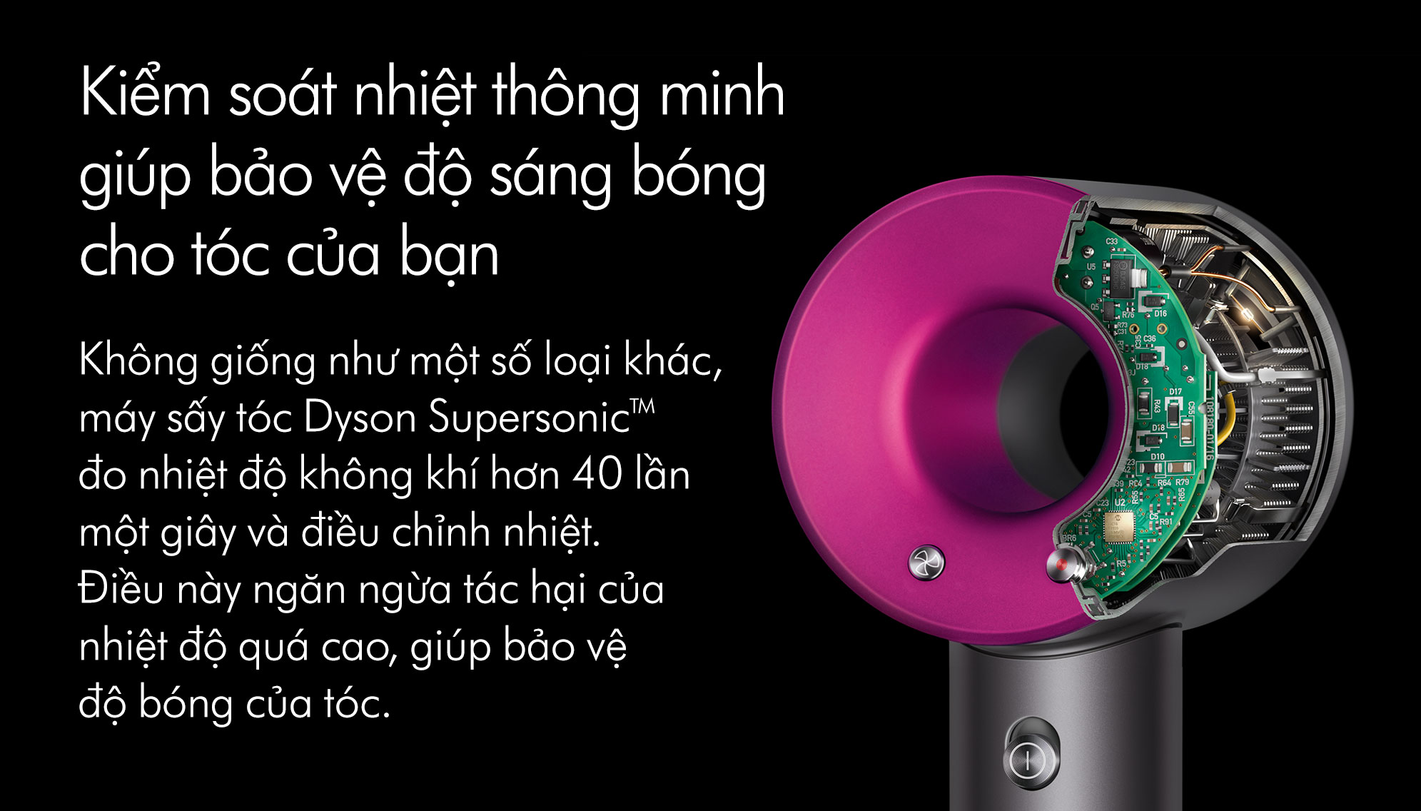 dyson supersonic tm hair dryer hd08 vinca blue rosé - máy sấy tóc 13