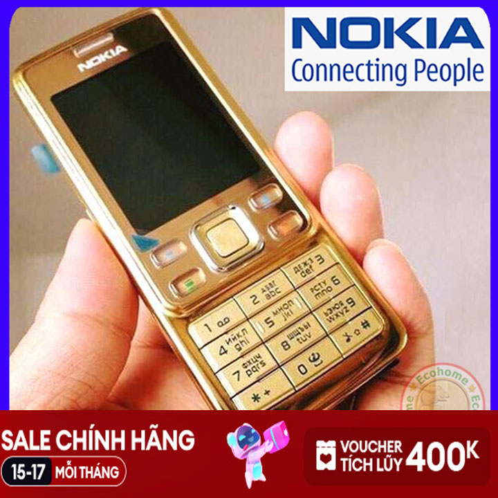 [SALE-SALE] Điện thoại Nokia 6300 gold main zin, màn hình zin. Điện thoại Nokia 6300 vàng  - Bảo hành 12 THÁNG