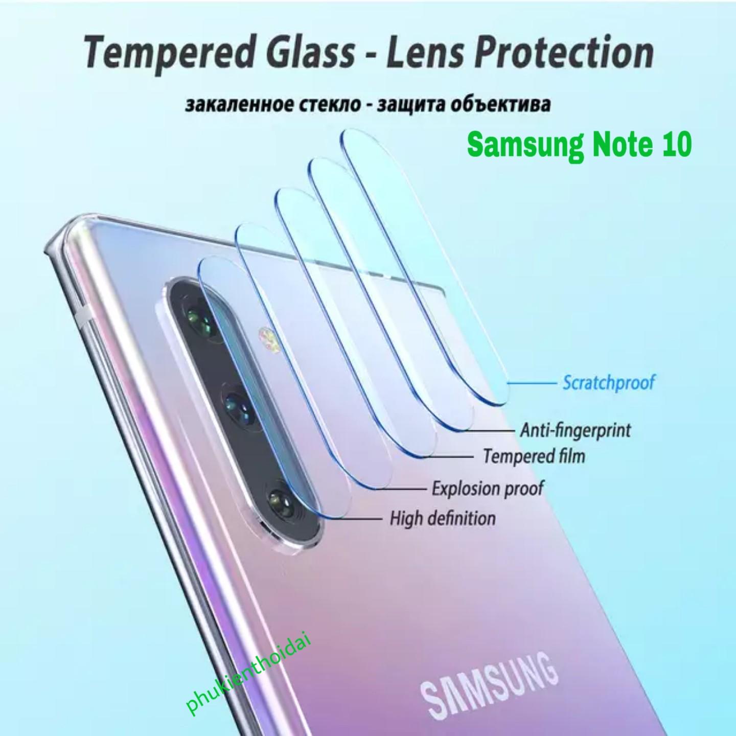 Cường lực camera Samsung Note 10 đủ phụ kiện full hộp