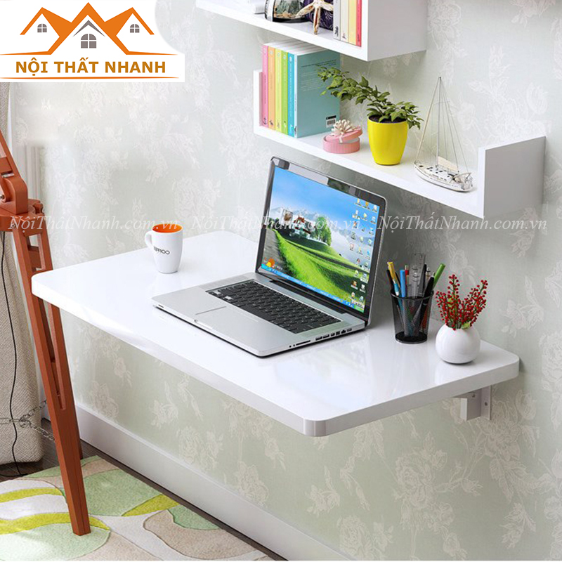 BÀN GẤP TƯỜNG, BÀN TREO TƯỜNG ĐA NĂNG, HIỆN ĐẠI, THÔNG MINH ( 60x40cm )