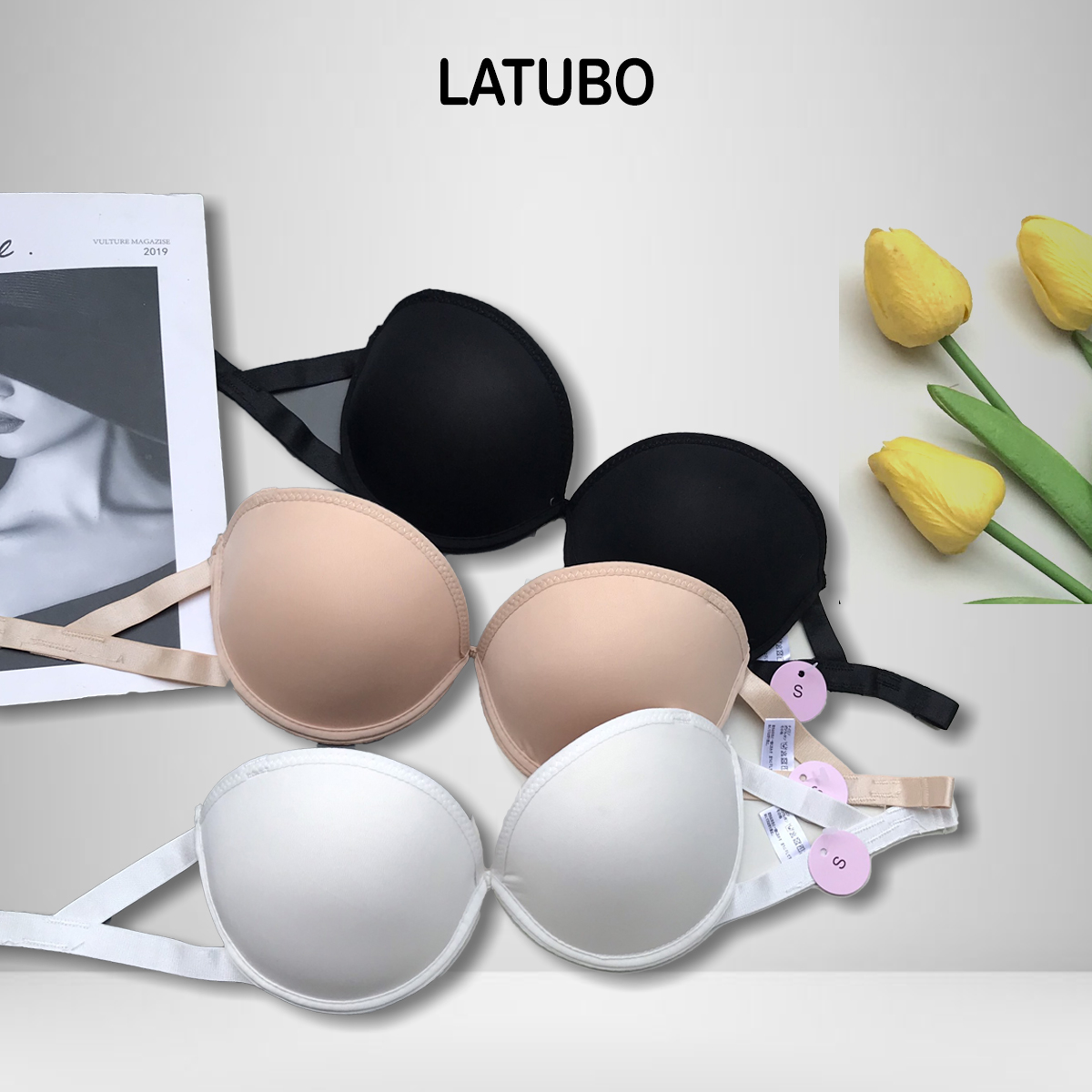 Áo ngực có gọng Latubo áo ngực không dây chống tụt NPP Tido88