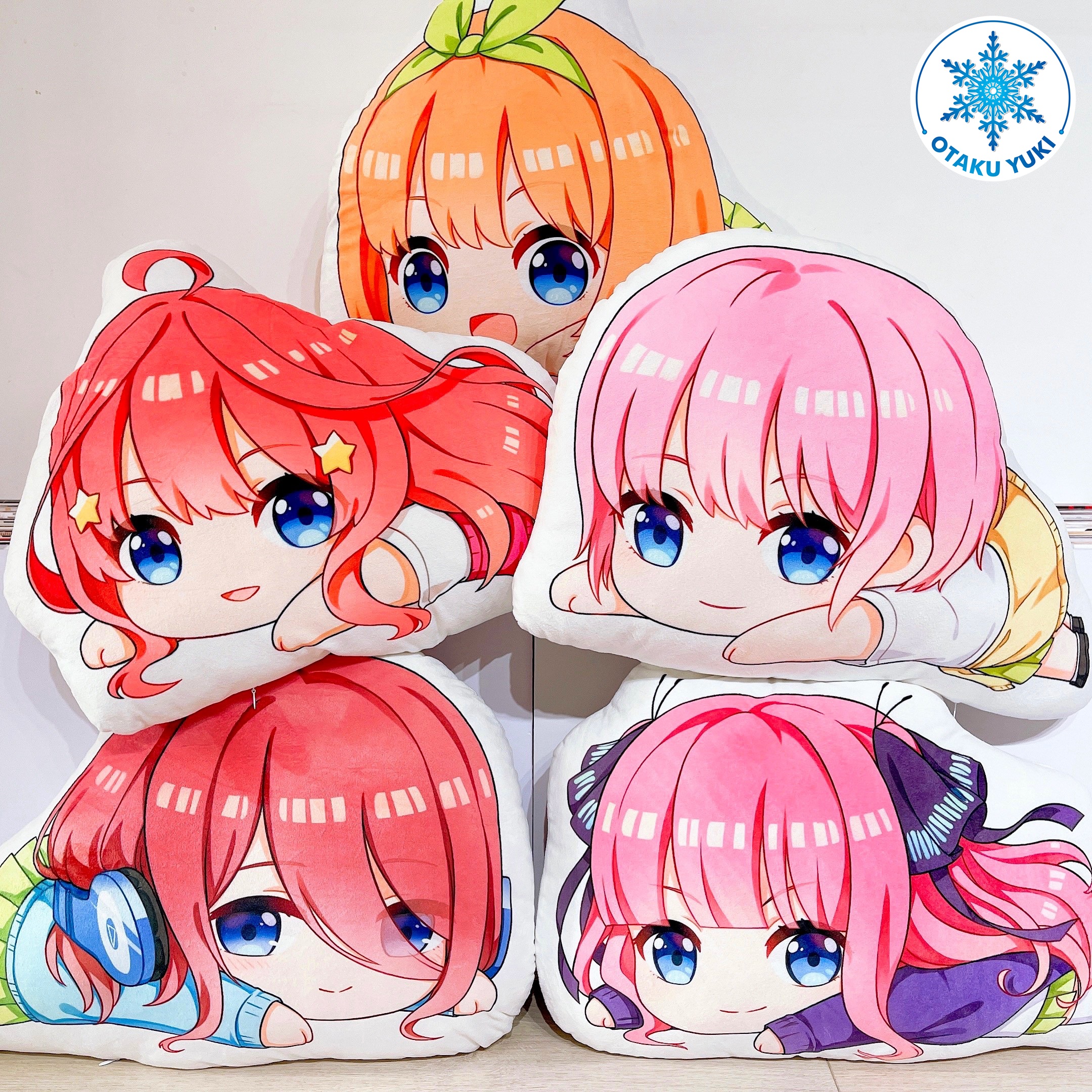 Nhồi bông gotoubun no hanayome - nhà có năm nàng dâu - in 2 mặt khác nhau