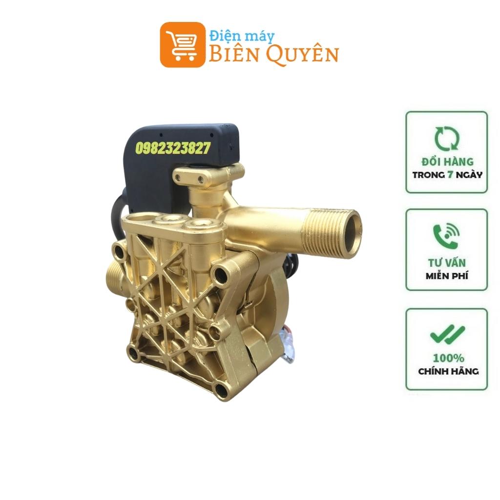 Đầu bơm máy rửa xe MINI, đầu bơm áp lực máy rửa xe gia đình, 3 pittong