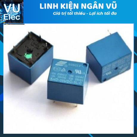 Relay 3v10a, 5v10a, 12v10a, 24v10a 5 chân srd-vdc-sl-c