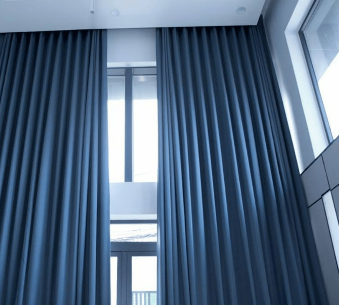 Rèm cửa chính Loại 1 size lớn cao 3.1m, rèm cửa chống nắng cao cấp giá xưởng