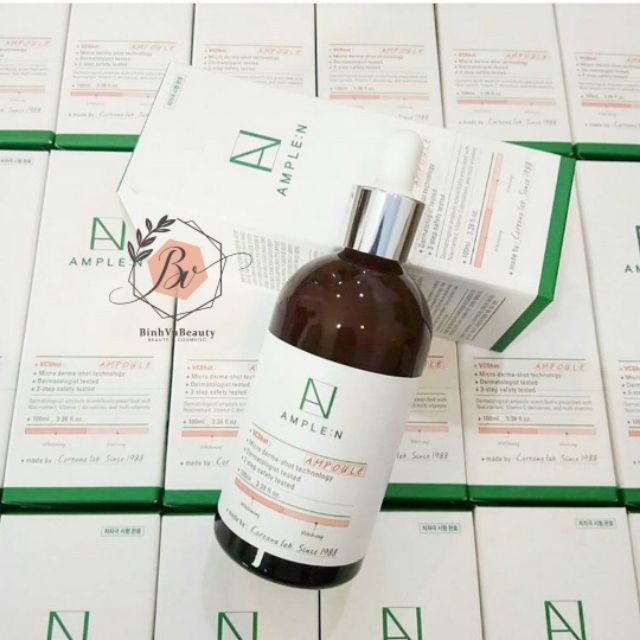 Tinh chất dưỡng trắng da vitamin c ample:n vc shot ampoule