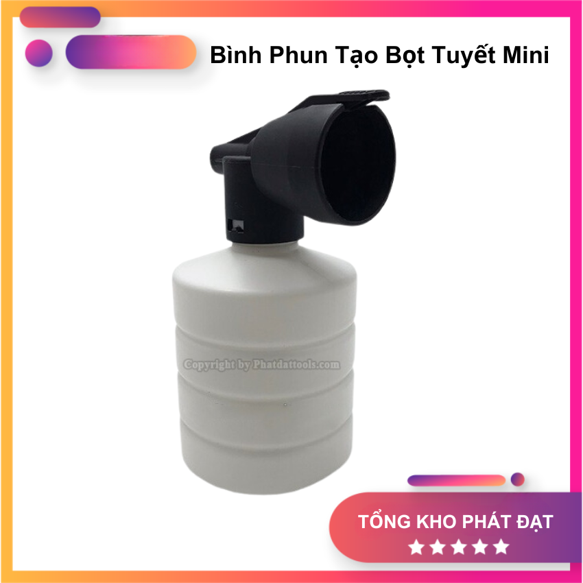 Bình Xịt Tạo Bọt Tuyết Mini Gắn Súng Rửa Xe Thông Dụng