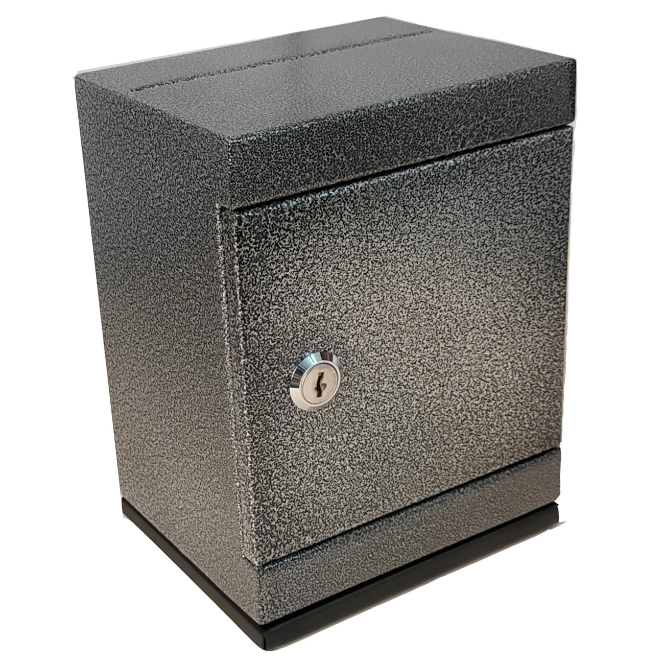 Két sắt mini khóa chìa đen tiết kiệm mini safe box black piggy bank