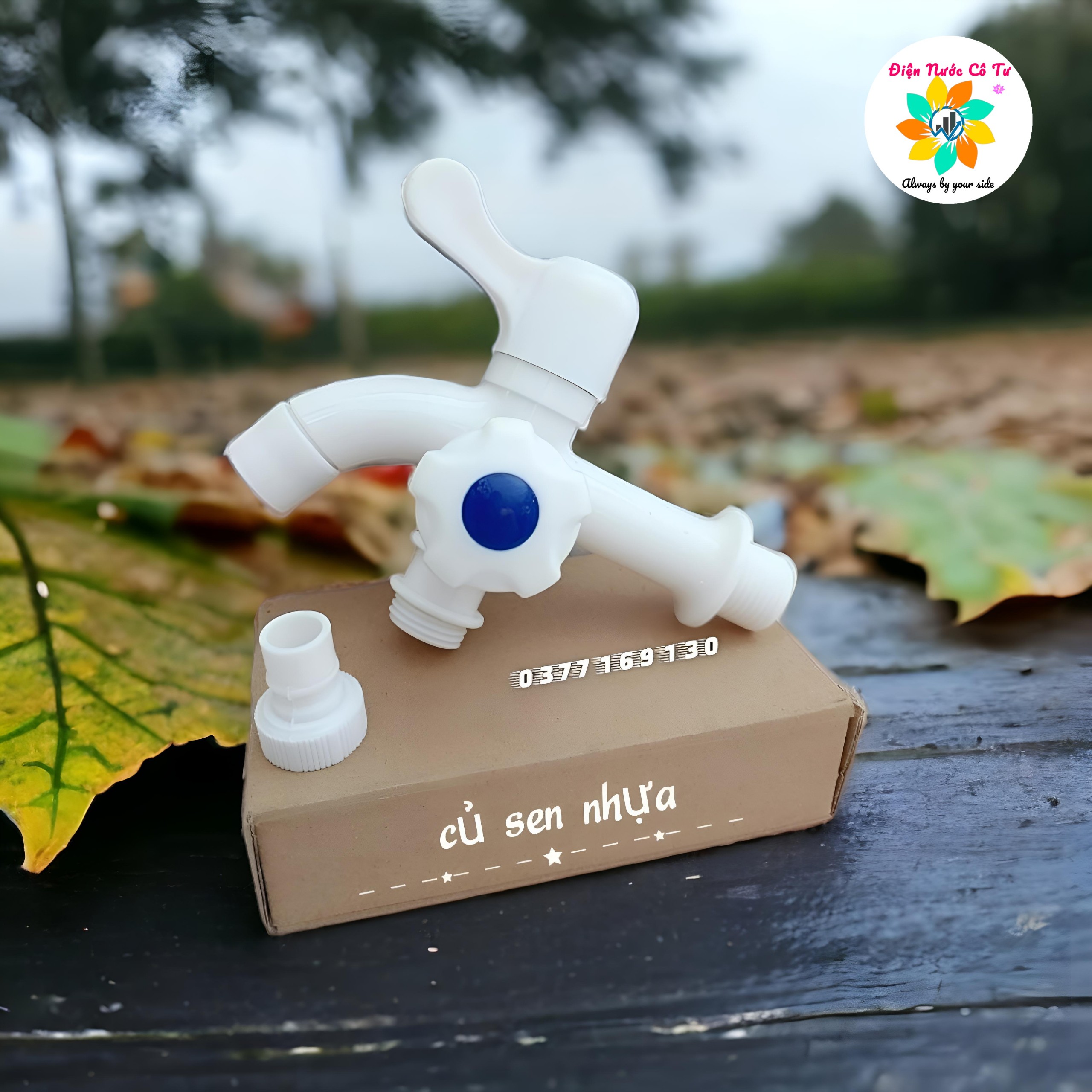 Củ sen tắm nhựa phi 21mm - củ sen nhựa cho nhà trọ nhà tắm