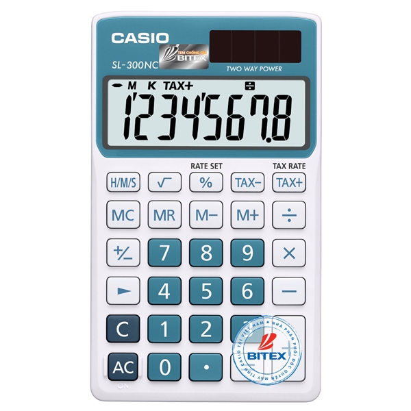 Fahasa - máy tính casio sl 300nc - bu