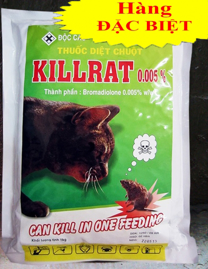 Hoàn Tiền 10% Thuốc diệt chuột cực mạnh Kill Rat 0,005% diệt chuột trong