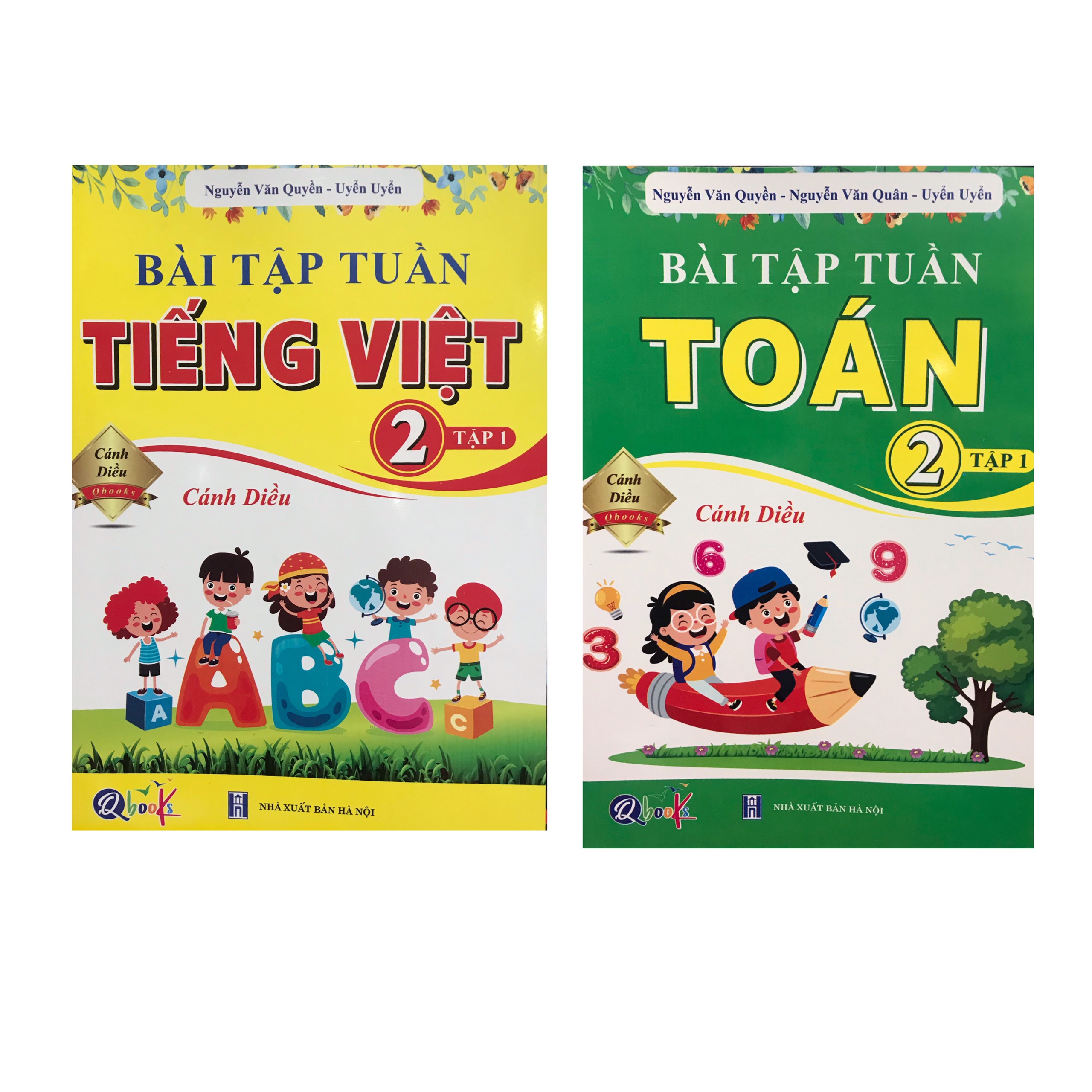 Combo Bài tập tuần Tiếng Việt và Toán 2 tập 1 ( Cánh diều )