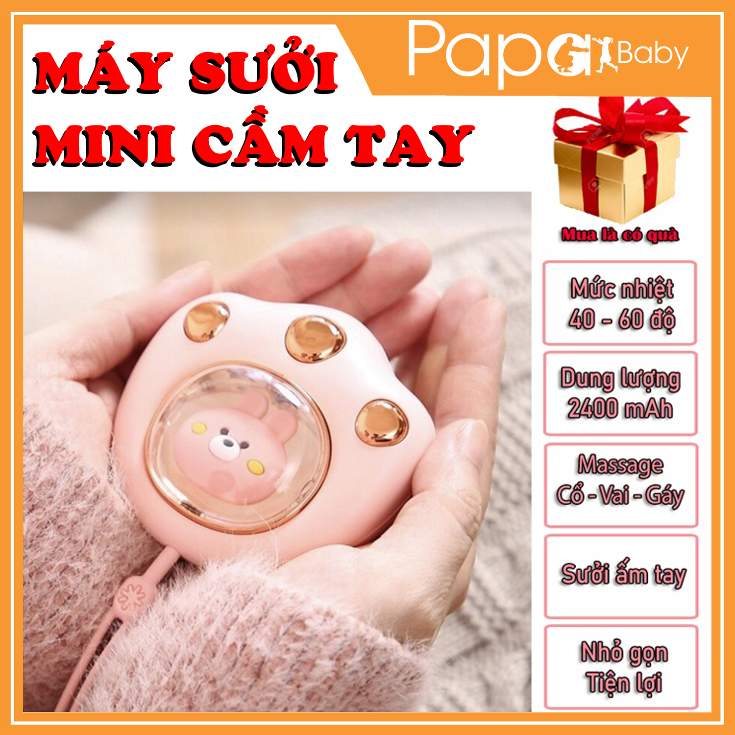 Máy sưởi mini cầm tay, Máy sưởi mini, Máy sưởi mini phòng ngủ, Máy sưởi mini để bàn, Máy sưởi mini cầm tay giá rẻ, Máy sưởi mini làm ấm tay