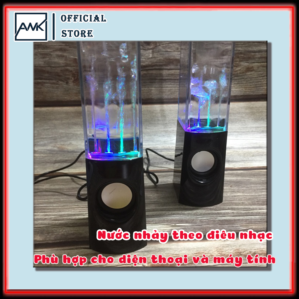 [HCM]Bộ Loa Vi Tính Loa Nghe Nhạc 2.0 Nhạc Nước 3D Phun Nước Theo Điệu Nhạc- Bass Treble Theo nhạc (VIDEO- HÌNH THẬT)