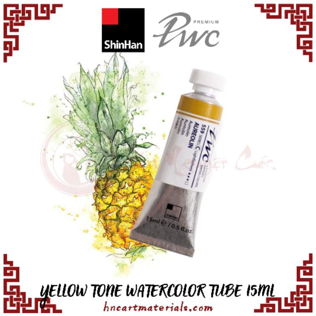 Màu nước hạng họa sĩ pwc 1 tuýp 15ml