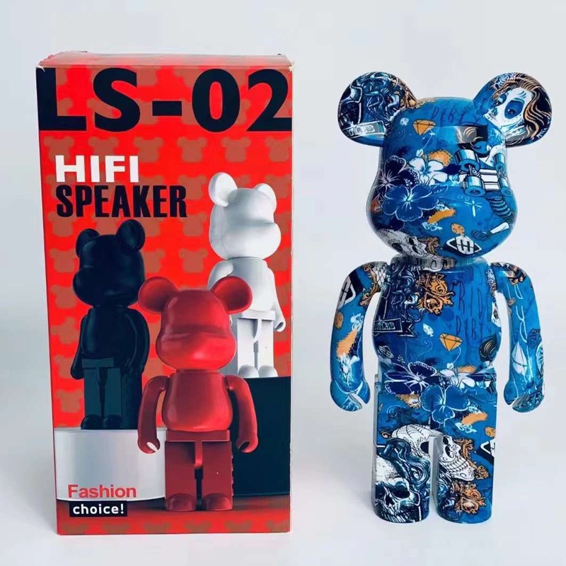 Loa bluetooth Gấu BearBrick LS02- loa không dây - loa di động - loa thông minh - loa du lich - loa mini nghe cực hay - loa cầm tay