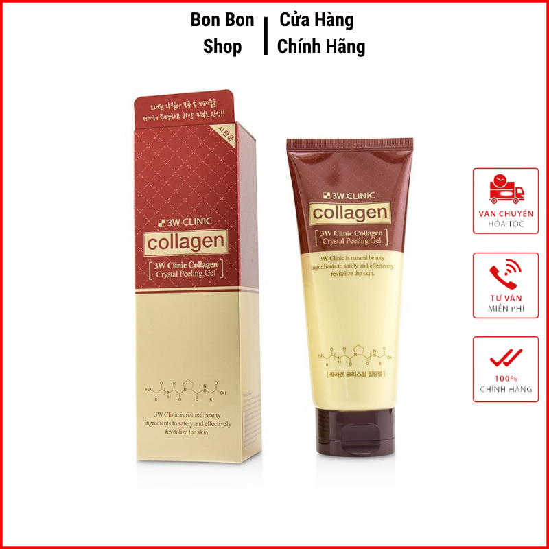 Tẩy da chết - Tẩy tế bào da chết chiết xuất từ Collagen Crystal Peeling Gel Hàn Quốc 180ml