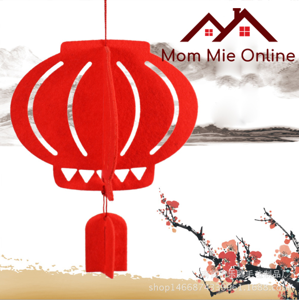 [HCM]Lồng đèn Xuân trang trí Tết bằng mút xốp nhiều kích cỡ