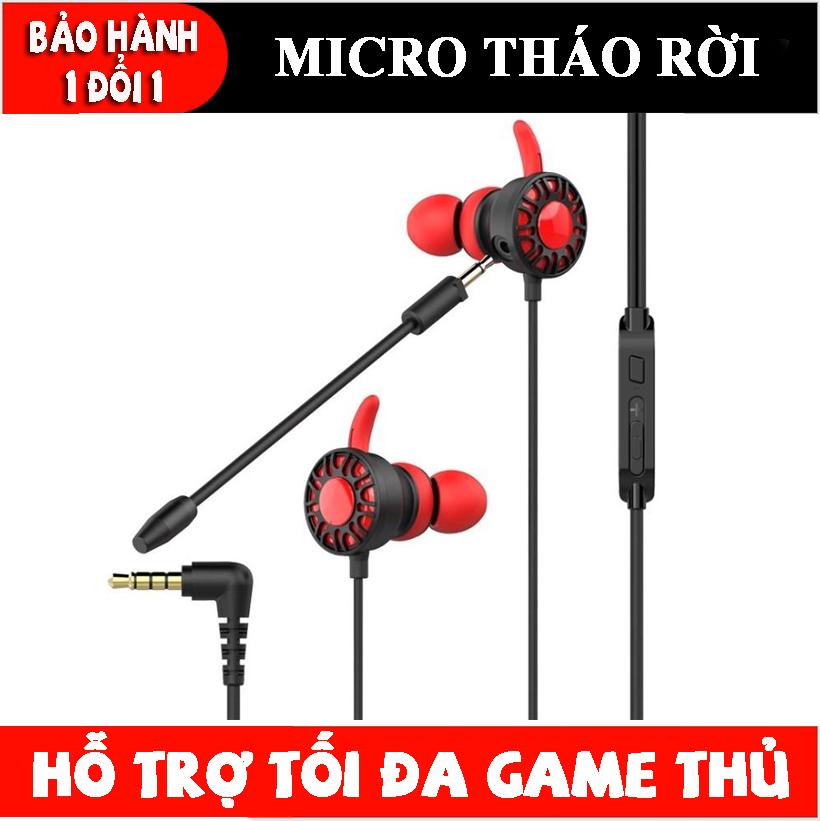 Tai Nghe Gaming có mic T5 chân 3.5mm [Có Micro tháo dời; Siêu Bass] Hỗ trợ Laptop,máy tính bàn,di động