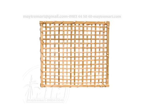 Vỉ tre vuông trang trí decor