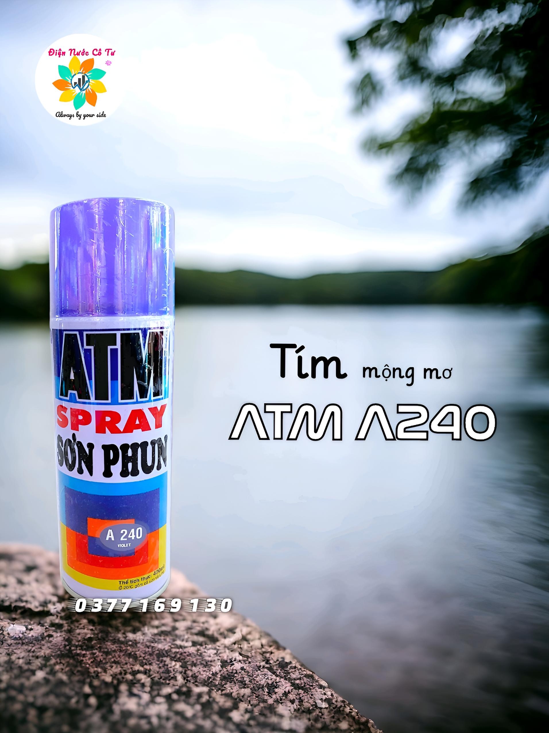 Sơn xịt ATM Spray màu Tím Purple A240