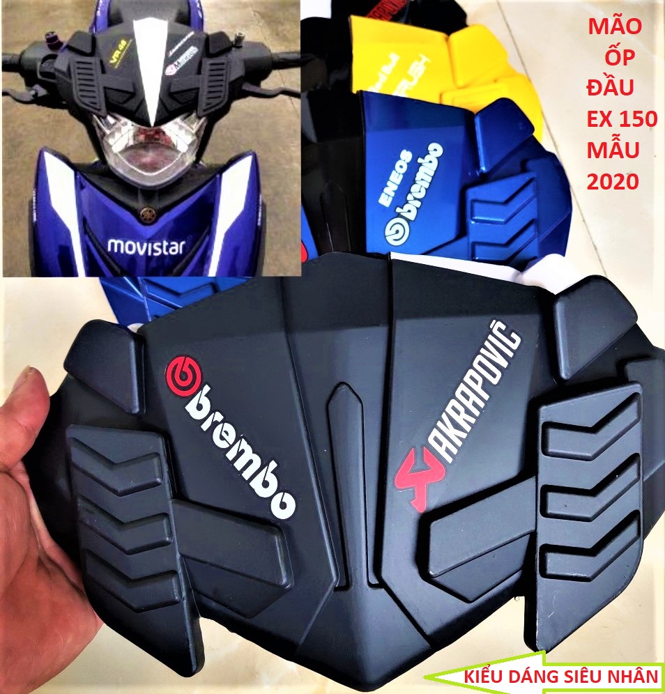 MÃO ỐP ĐẦU EX 150 + XE ĐIỆN MẪU MỚI KIỂU ROBOT , ỐP ĐẦU TRANG TRÍ XE , PHỤ TÙNG XE MÁY , PHỤ KIỆN XE MÁY