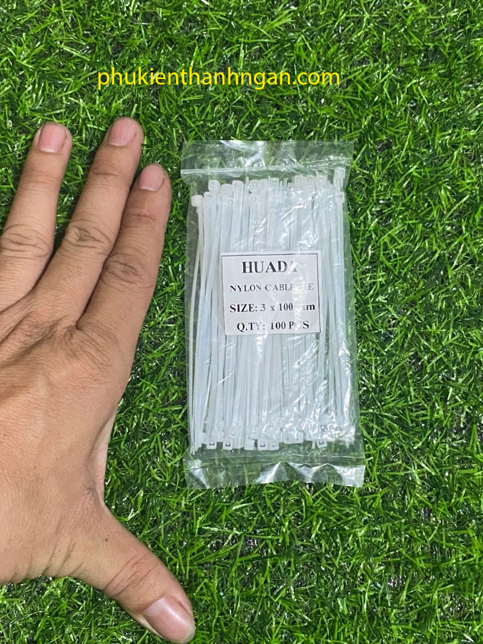 Cáp rút nhựa 3x100mm bịch 80 sợi