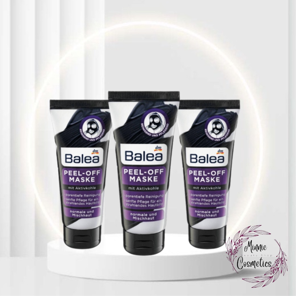 Mặt nạ lột than hoạt tính balea peel off maske - đức