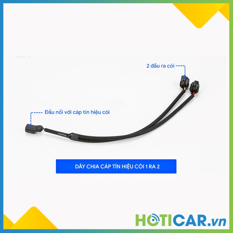 Cáp chia dây tín hiệu còi 1 ra 2 hsc1